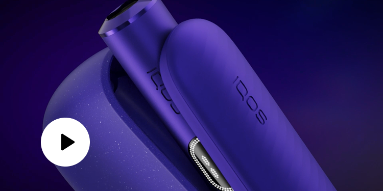 IQOS ILUMA i Electric Purple ir video paledimo mygtukas