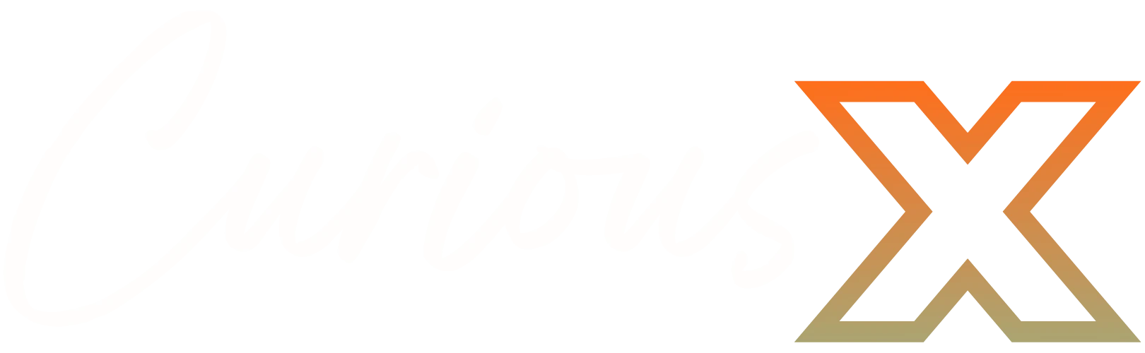 Curious X logotipas
