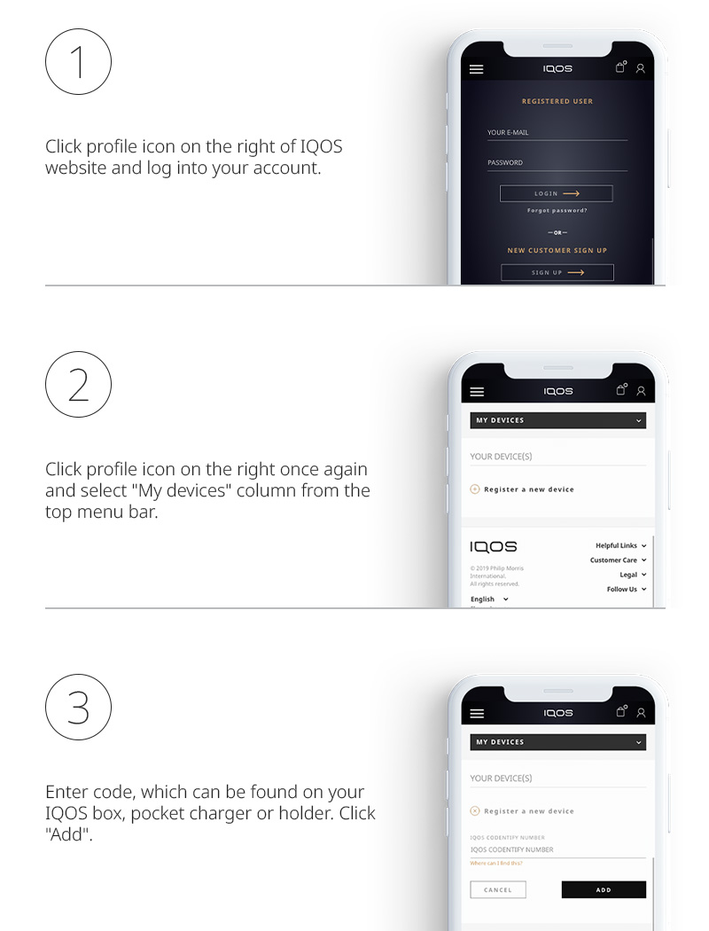 How to register your IQOS