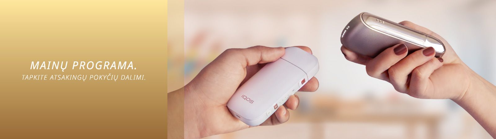 IQOS nuolaida, IQOS 3 DUO, mainų programa, keitimas, kaina IQOS nuolaida, IQOS 3 DUO, mainų programa, keitimas, kaina