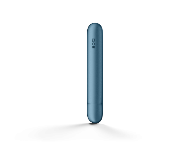 IQOS ILUMA Aluminium Door Cover in Azure Blue color main