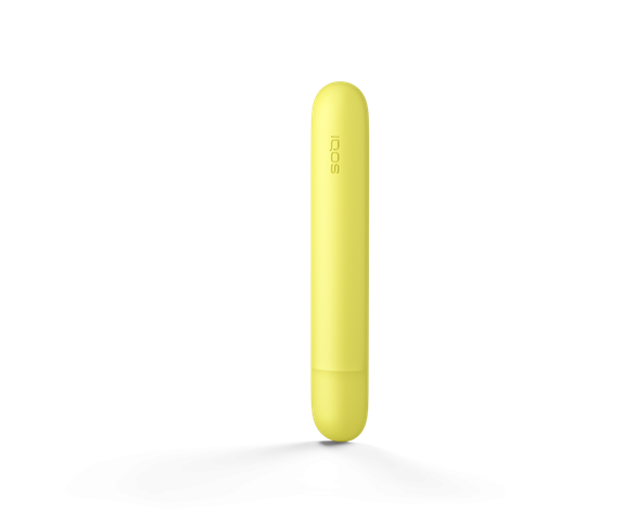 IQOS ILUMA Neon Door Cover in Matt Yellow color main