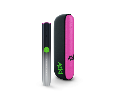 IQOS ILUMA x Steve Aoki nugarėlė Progressive Pink spalvos