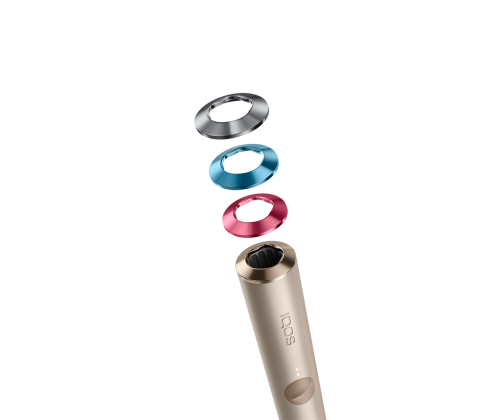 IQOS ILUMA 3-ring set in Grounded color