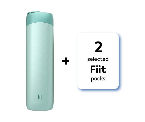 Heating set: lil SOLID Ez in Mint color with 2 selected Fiit packs